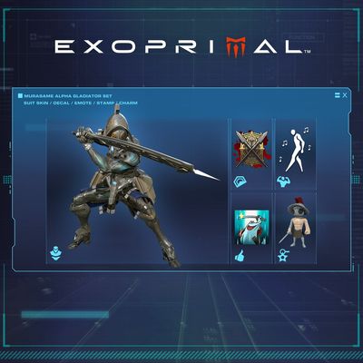 Exoprimal - Комплект «Мурасаме Альфа: Гладиатор»