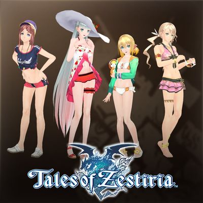 Tales of Zestiria - набор женских костюмов для отдыха у моря