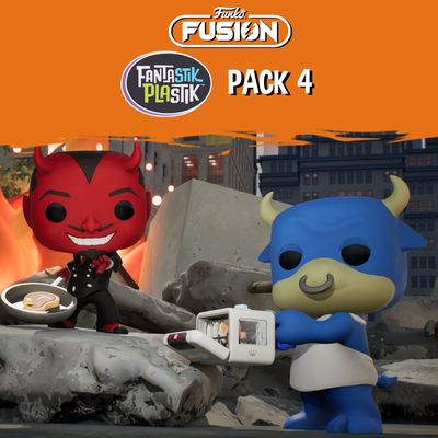 Funko Fusion - Fantastik Plastik Pack 4 - T-Bone and El Diablo